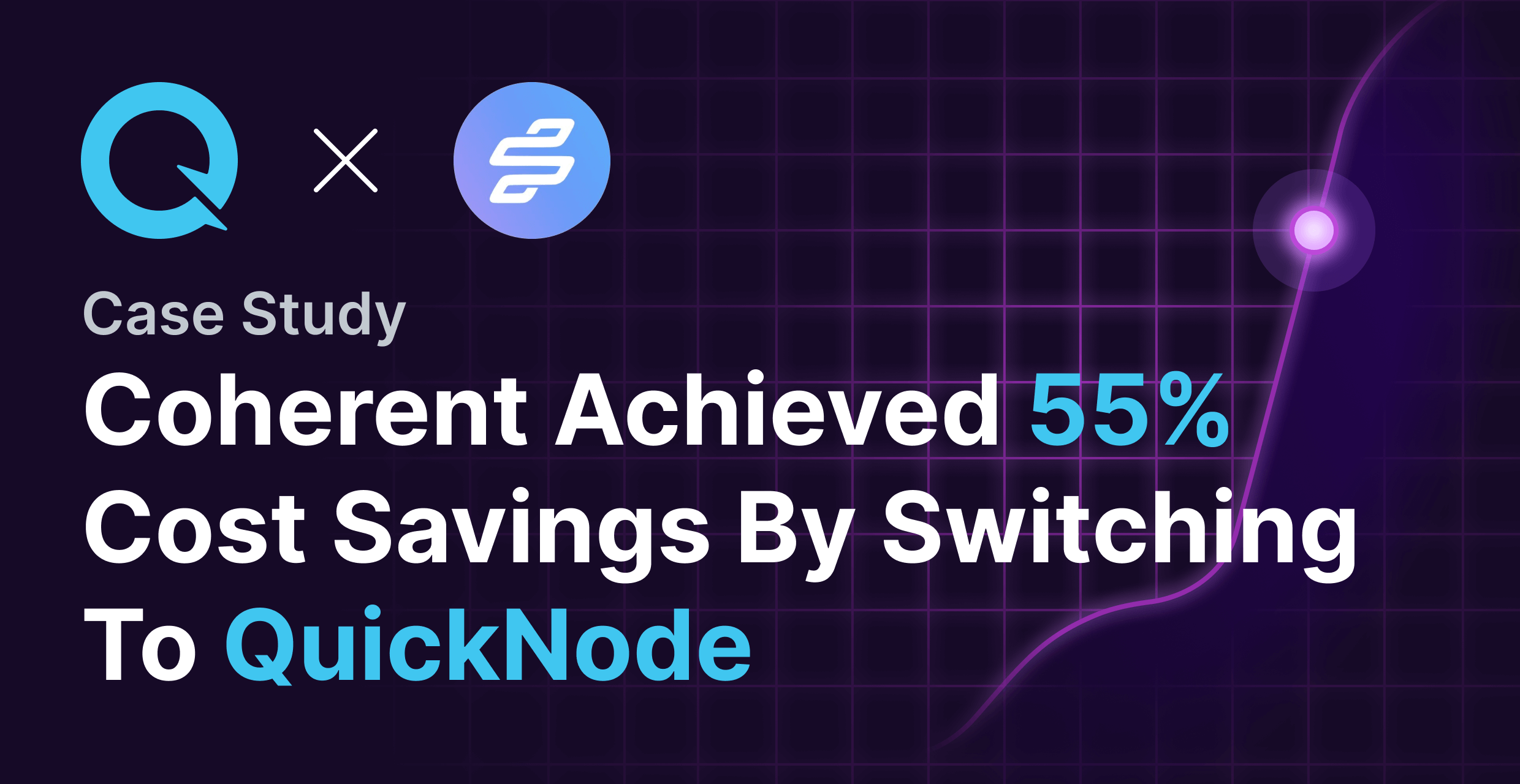 Coherent achieved 55 cost savings by switching to quicknode