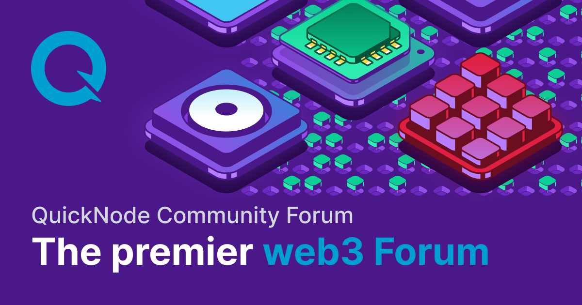 Introducing the QuickNode Community Forum