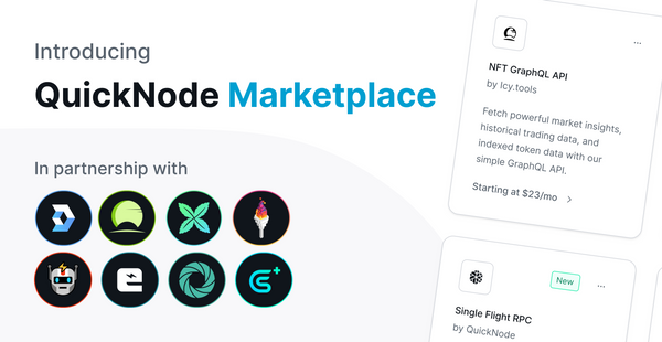 Introducing QuickNode Marketplace