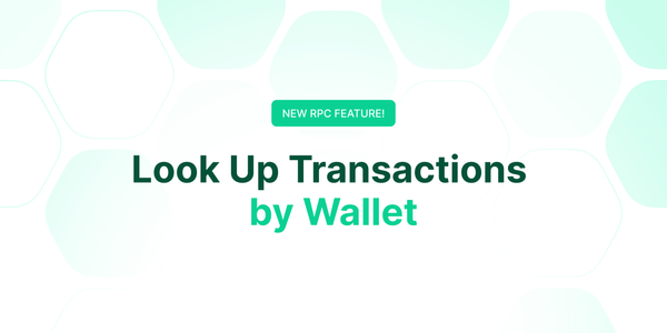Look Up Transactions by Wallet