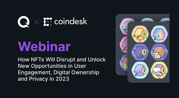 [Webinar] NFT Adoption in the Bear Market: Insights from QuickNode, Solanart, and Coindesk